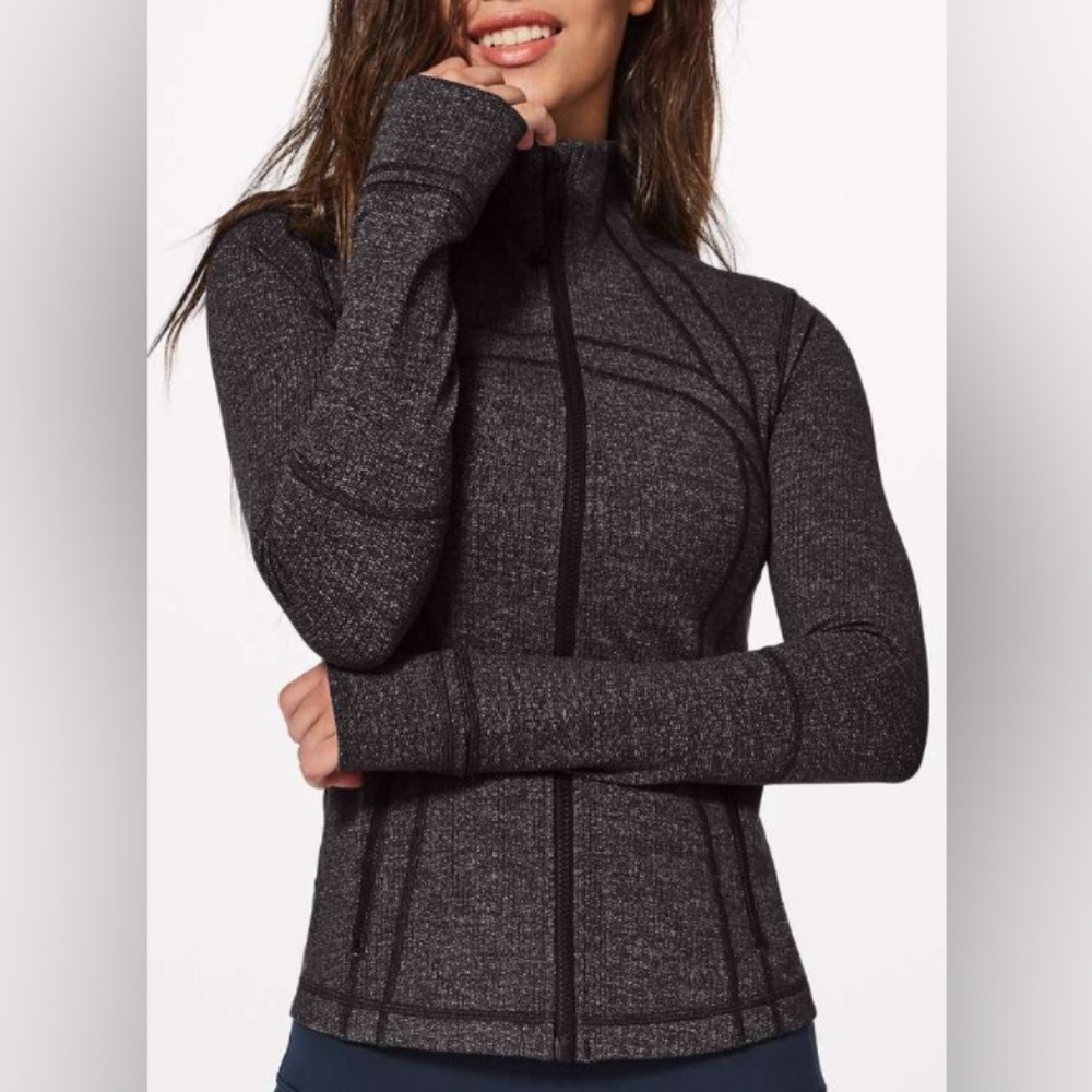 67. Lululemon Define Jacket Luon Variegated Heathered Black